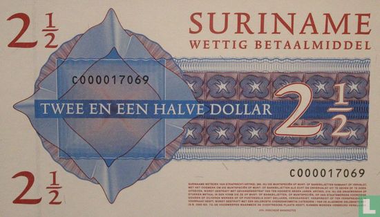 Suriname 2 1/2 Dollar 2004 - Image 1