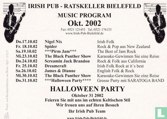 Irish Pub - Ratskeller Bielefeld "Halloween" - Bild 2