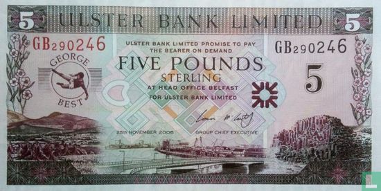 Northern Ireland 5 Pounds 2006 - Image 1