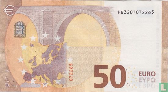 Eurozone 50 Euro P - B - Afbeelding 2