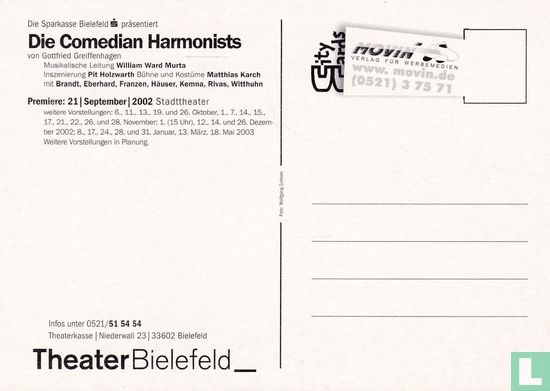 Theater Bielefeld - Die Comedian Harmonists - Afbeelding 2