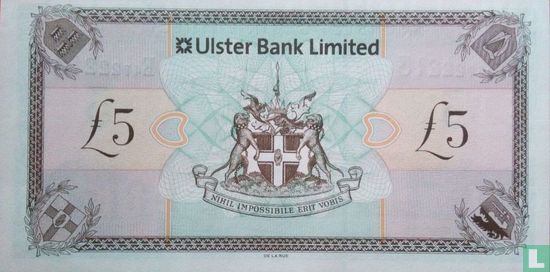 Irlande du Nord £ 5 Livres 2013 - Image 2