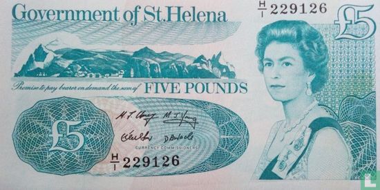 Sint-Helena 5 Pounds  - Afbeelding 1