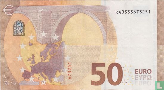 Eurozone 50 Euro R - A - Afbeelding 2