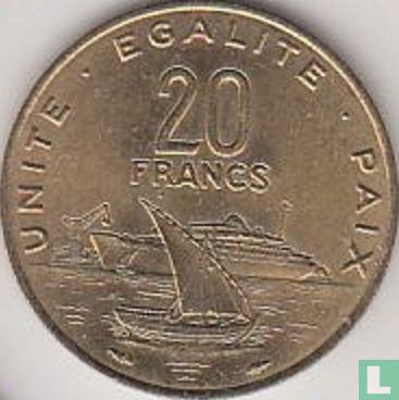 Djibouti 20 francs 1991 - Afbeelding 2