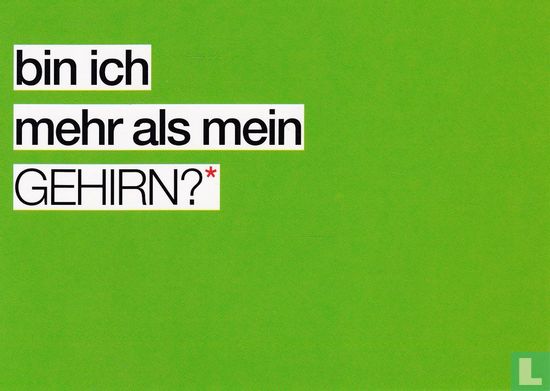 24227 - Universität Erfurt "bin ich mehr als mein Gehirn?" - Afbeelding 1