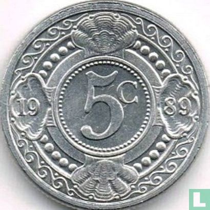 Nederlandse Antillen 5 cent 1989 - Afbeelding 1