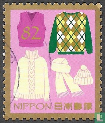 greeting stamps fashion