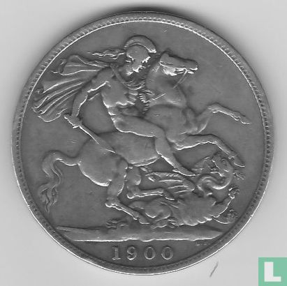 United Kingdom 1 crown 1900 (LXIV) - Image 1