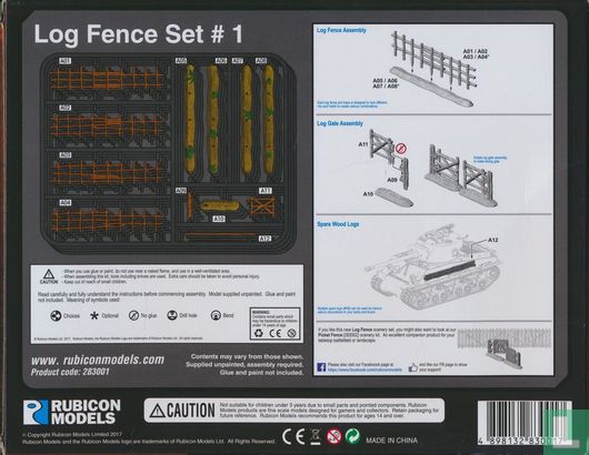 Log Fence Set #1 - Afbeelding 2