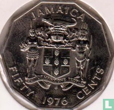 Jamaïque 50 cents 1976 - Image 1