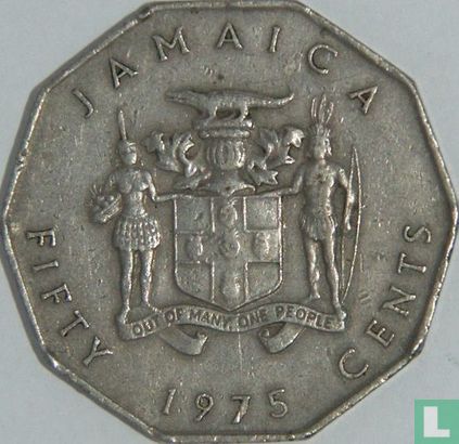 Jamaïque 50 cents 1975 - Image 1