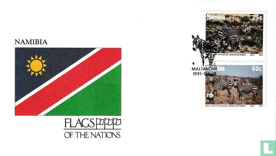 Série de drapeaux UNO - Namibie