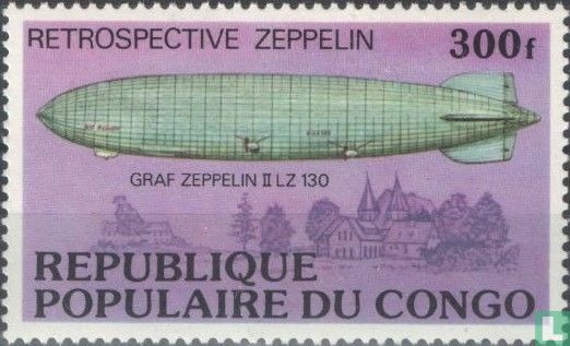 Zepellis Zeppelins 300 (1977) - Congo-Brazzaville - LastDodo