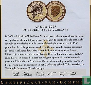 Aruba 10 florin 2009 (BE) "55th carnival of Aruba" - Image 3
