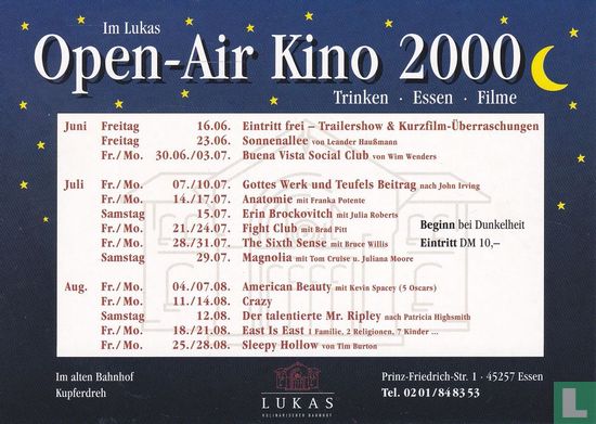 Lukas - Open-Air Kino 2000 - Bild 1
