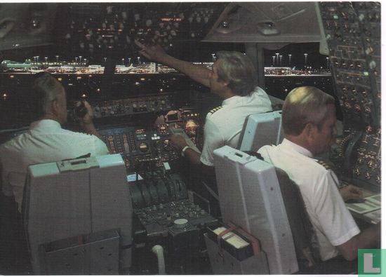 SAS airlines Cockpit DC 10 Crew - Bild 1