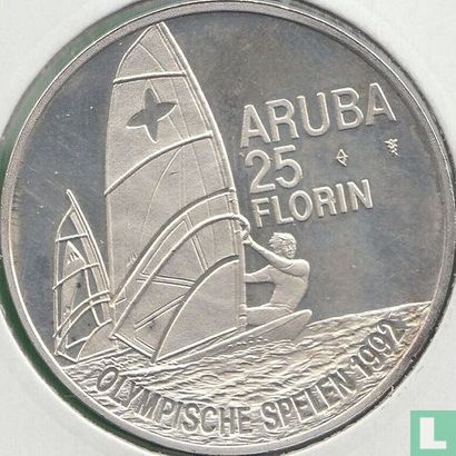 Aruba 25 florin 1992 "Summer Olympics in Barcelona" - Afbeelding 1