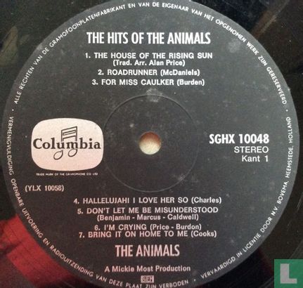 The Hits of The Animals - Afbeelding 3