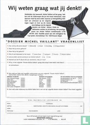 Dossier Michel Vaillant Vragenlijst - Image 2