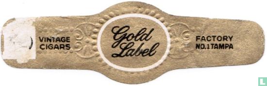 Gold Label - Vintage Cigars - Factory No.1 Tampa   - Image 1