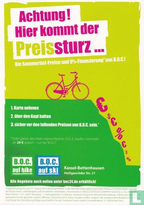 B.O.C. auf bike "Achtung!" - Afbeelding 1