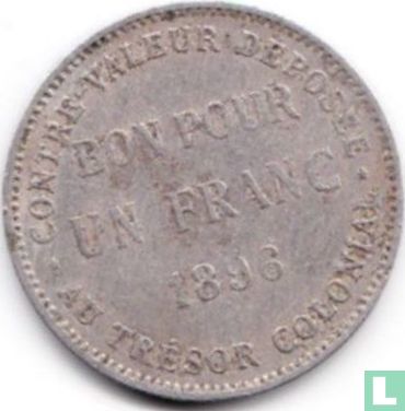 Réunion 50 centimes 1896 - Image 1