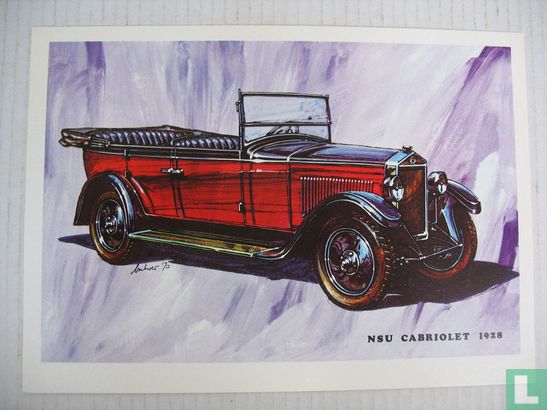 NSU Cabriolet 1928 - Afbeelding 1
