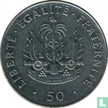 Haïti 50 centimes 1995 - Afbeelding 2