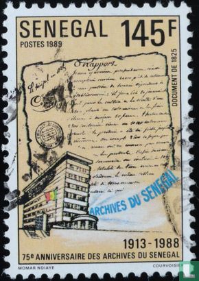 75e verjaardag van de archieven van Senegal
