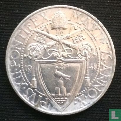 Vatican 1 lira 1948 - Image 1
