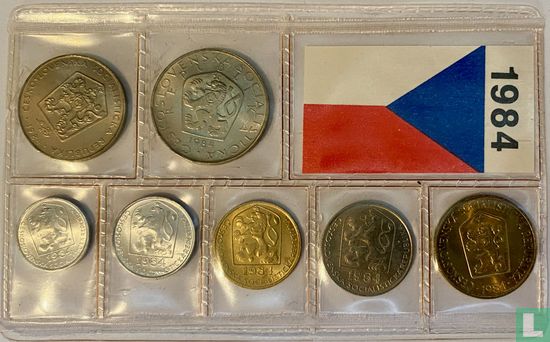 Czechoslovakia mint set 1984 - Image 1