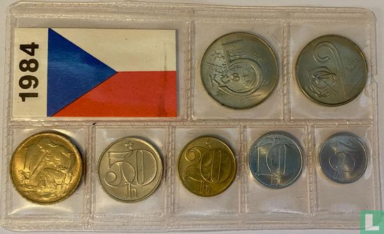 Czechoslovakia mint set 1984 - Image 2