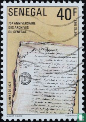 75e verjaardag van de archieven van Senegal