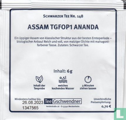 Assam TGFOP1 Ananda - Image 2