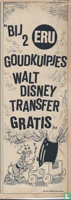 "Bij 2 Eru Goudkuipjes Walt Disney transfer gratis,,