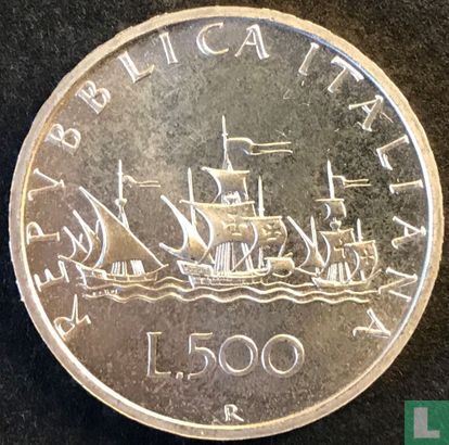 Italië 500 lire 2001 (zilver) - Afbeelding 1