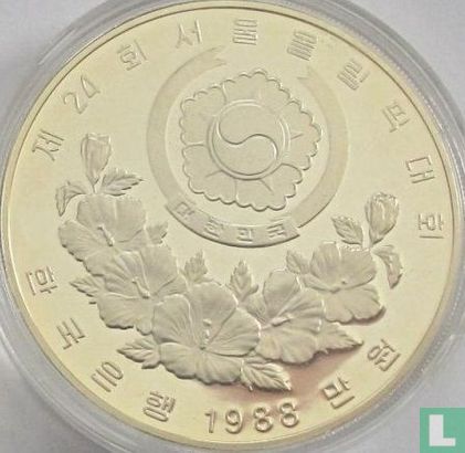 South Korea 10000 won 1988 "Summer Olympics in Seoul - Equestrian jumping" - Image 1