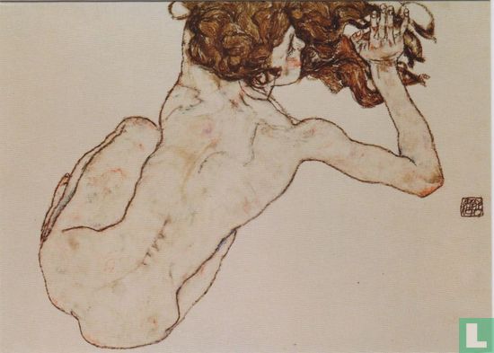 Crouching Nude, Back View, 1917 - Image 1