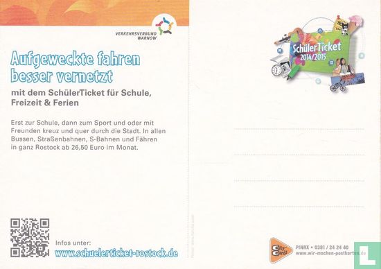 Verkehrsverbund Warnow - Schüler Ticket "Sag mal, schläfst du?" - Afbeelding 2