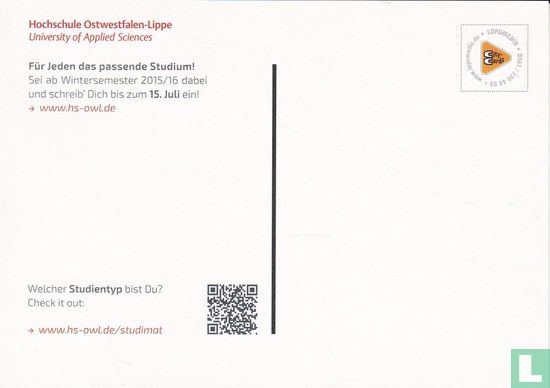 Hochschule Ostwestfalen-Lippe - Studientyp # 007 "die Tüftlerin" - Afbeelding 2