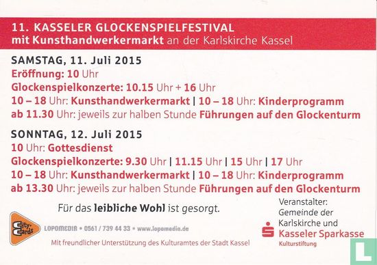 11. Kasseler Glockenspielfestival - Afbeelding 2