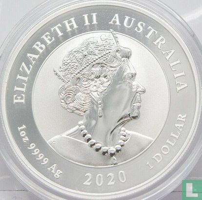 Australia 1 dollar 2020 (colourless) "Quokka" - Image 1