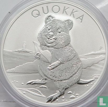 Australia 1 dollar 2020 (colourless) "Quokka" - Image 2