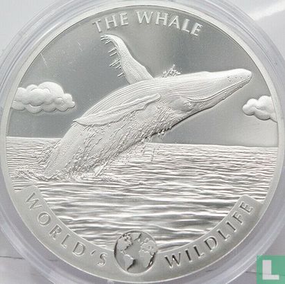 Kongo Kinshasa 20 Franc 2020 (ungefärbte) "The whale" - Bild 2