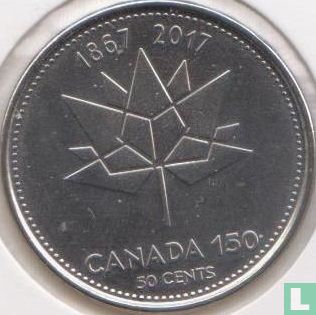Canada 50 cents 2017 "150th anniversary of Canadian Confederation" - Afbeelding 1