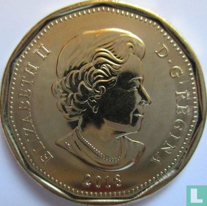 Canada 1 dollar 2018 - Image 1