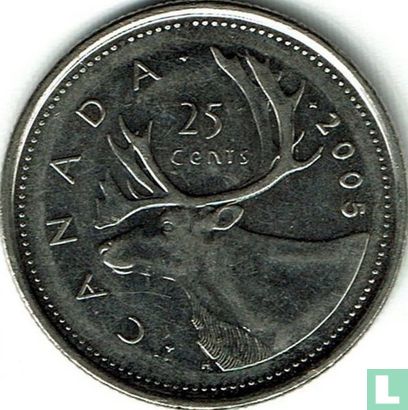 Canada 25 cents 2005 - Image 1