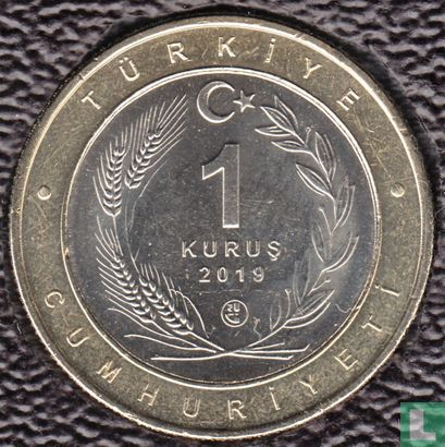 Turkije 1 kurus 2019 (PROOF - TYPE B) "Cöl Kosari" - Afbeelding 1
