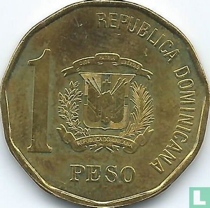 Dominicaanse Republiek 1 peso 2016 - Afbeelding 2